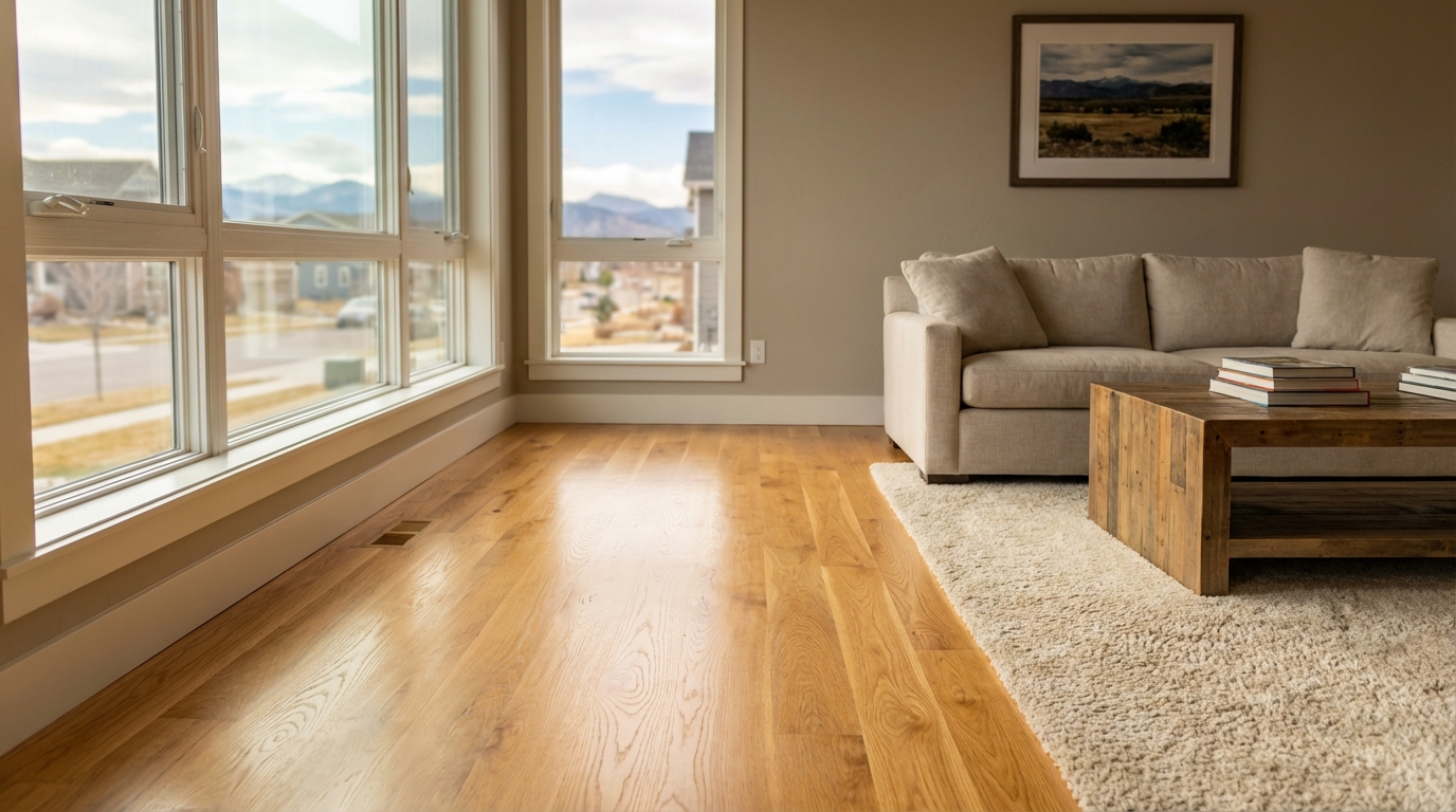 Beautiful hardwood floors